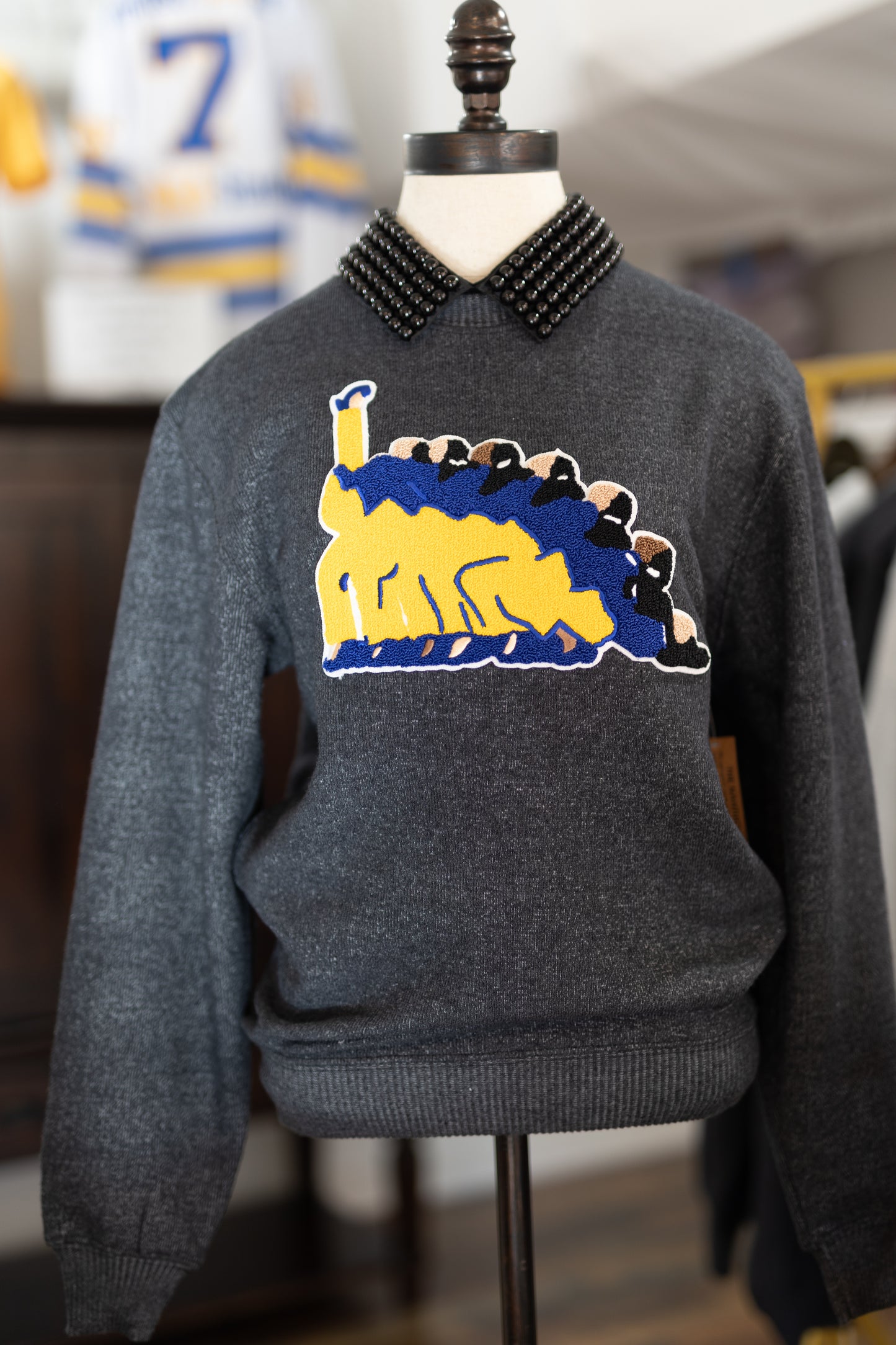 Chenille Embroidered Sigma Gamma Rho "The Lean" Crewneck