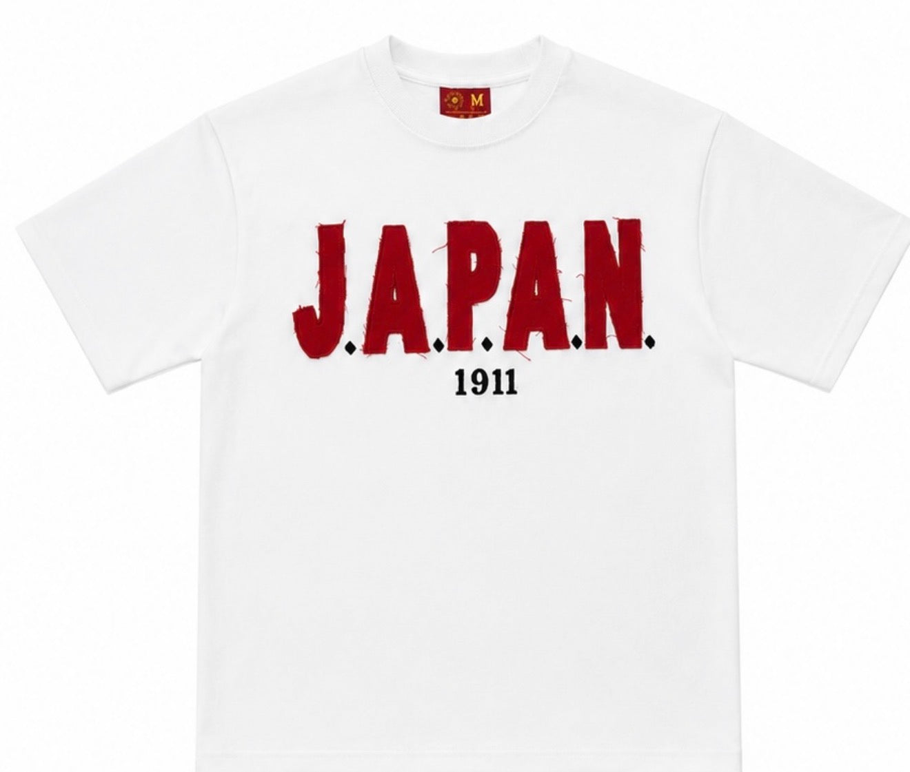 J.A.P.A.N 1911 distressed letter tee