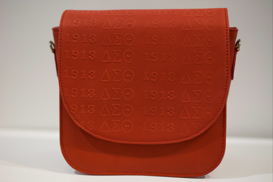 Delta Embossed Genuine Leather Purse- Limited Series