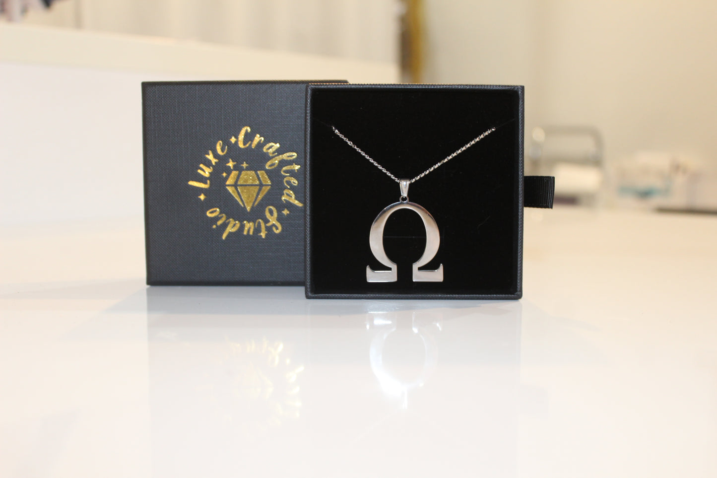 Omega Psi Phi Fraternity, Inc. "Omega" necklace