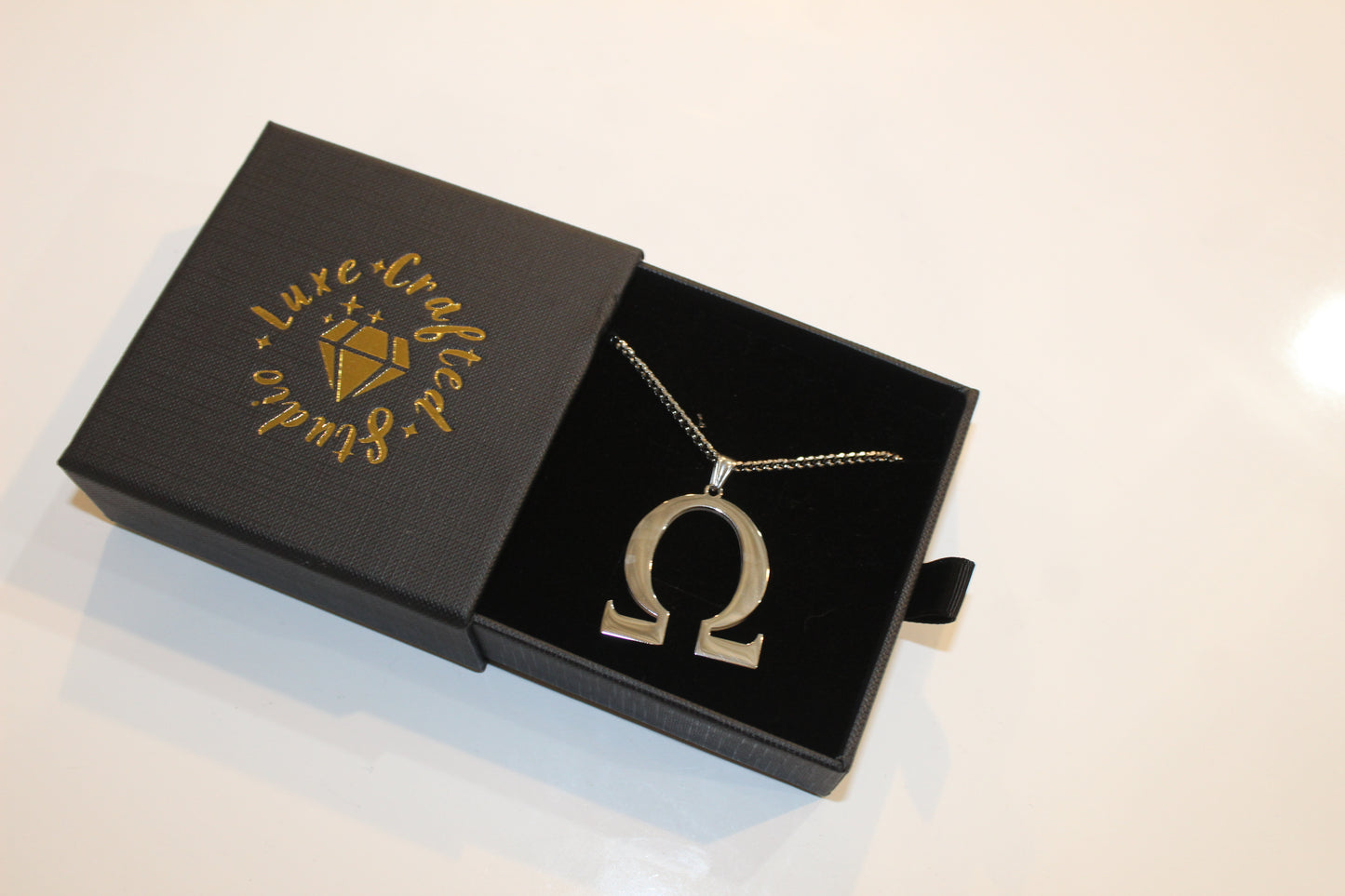 Omega Psi Phi Fraternity, Inc. "Omega" necklace