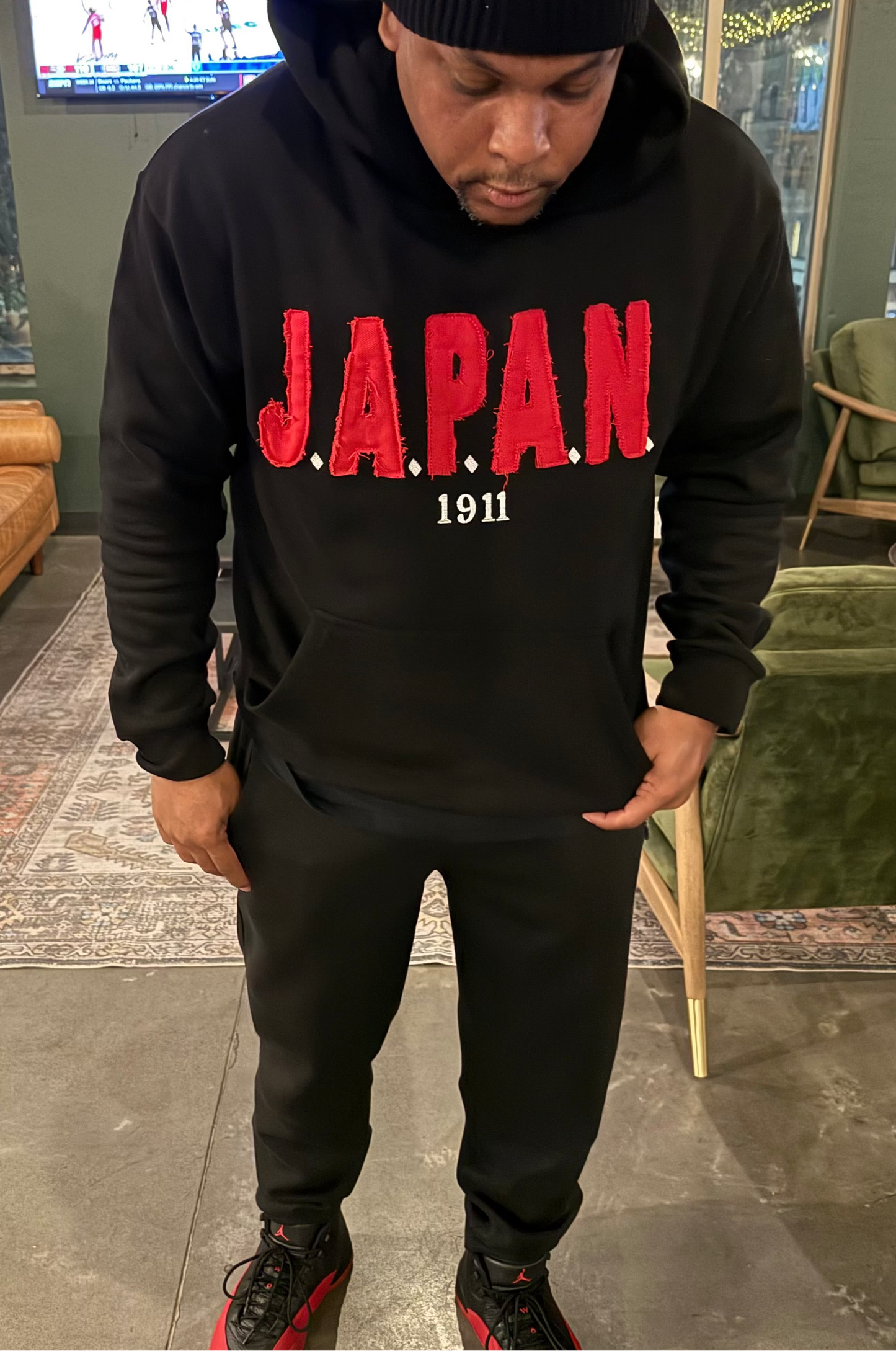 Kappa J.A.P.A.N. Embroidered Hoodie