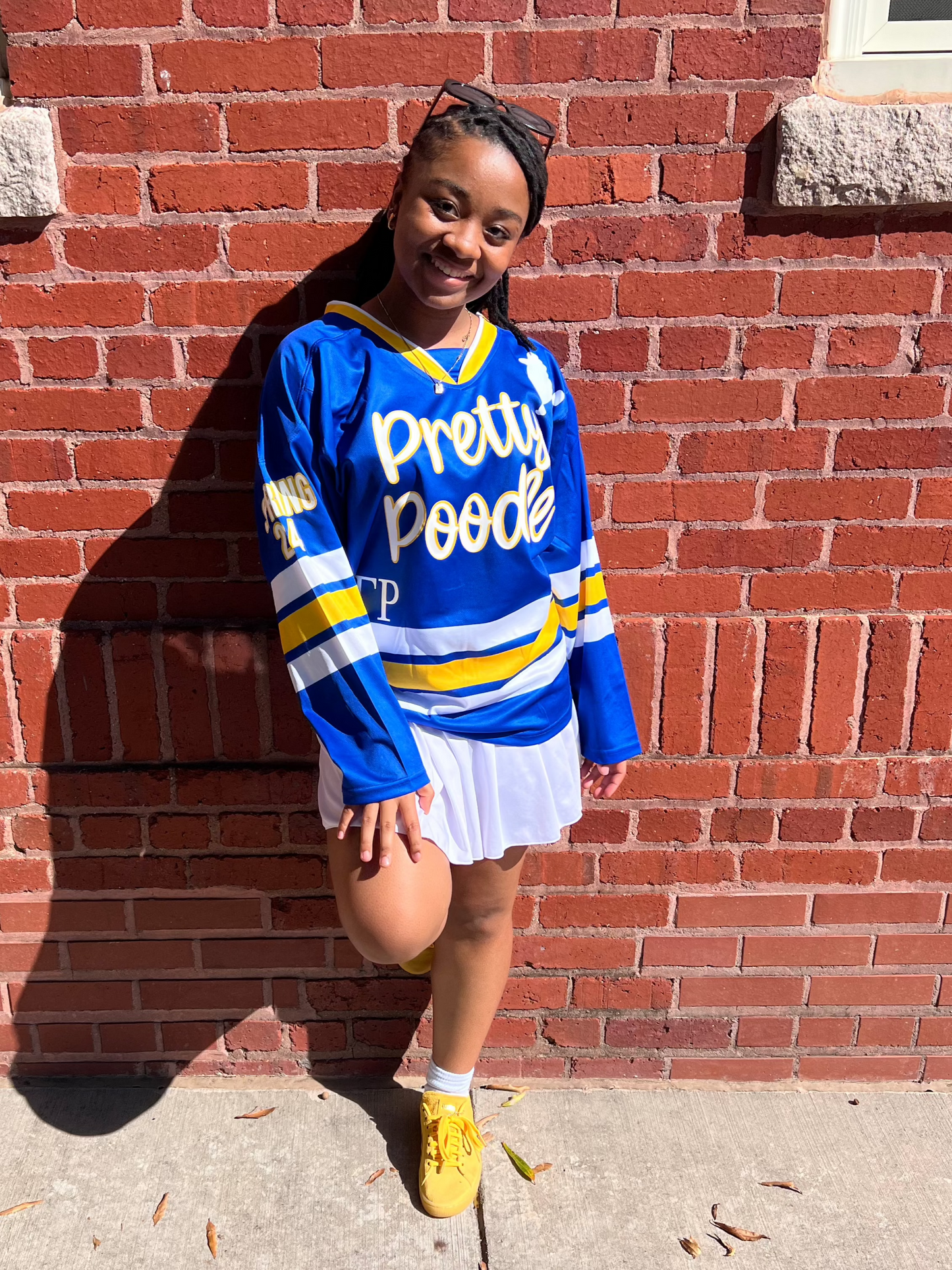 LuxePoodle "Pretty Poodle" Sigma Gamma Rho Hockey Jerseys (Fully Embroidered)