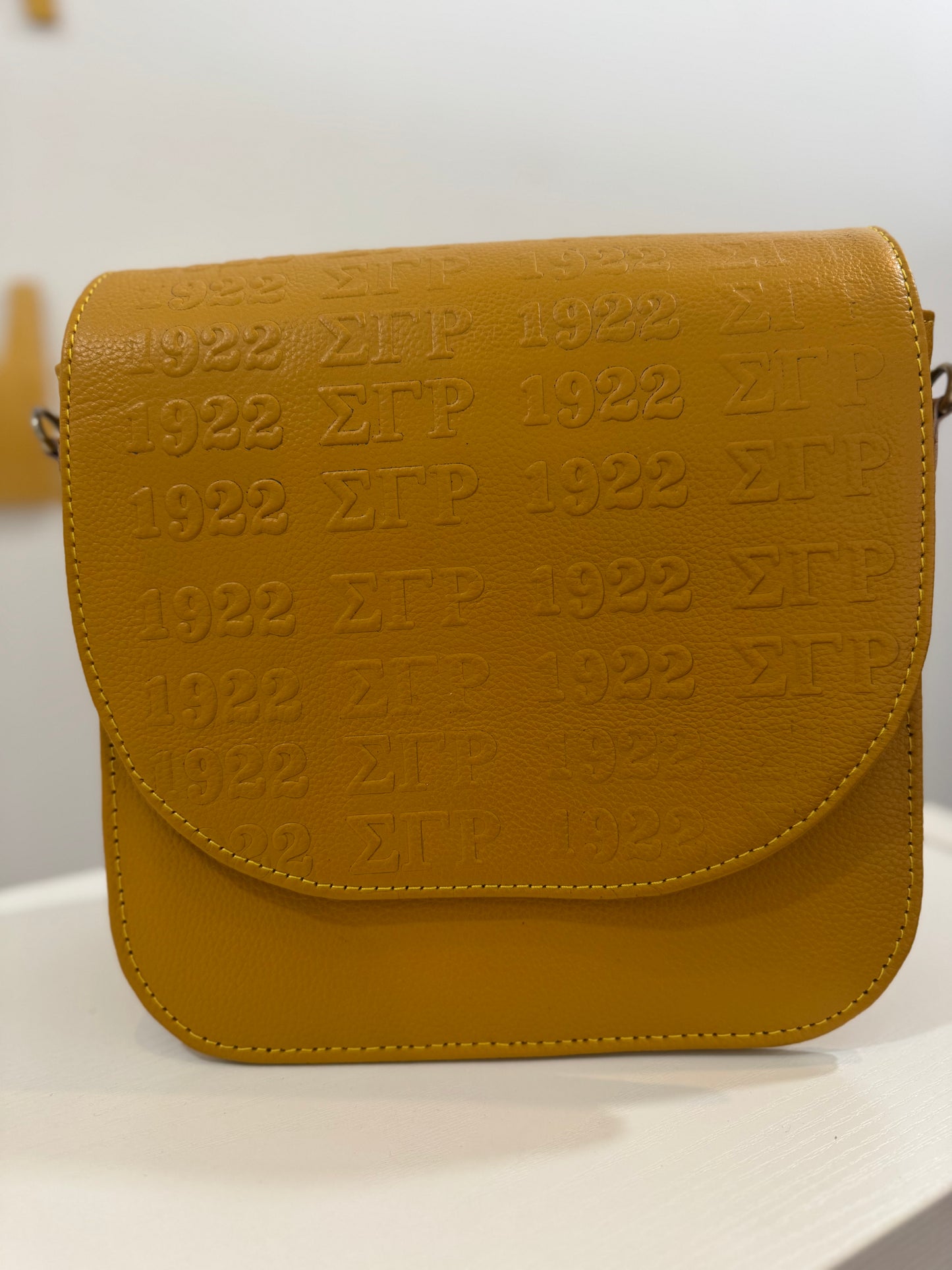 Sigma Gamma Rho Embossed Genuine Leather Purse