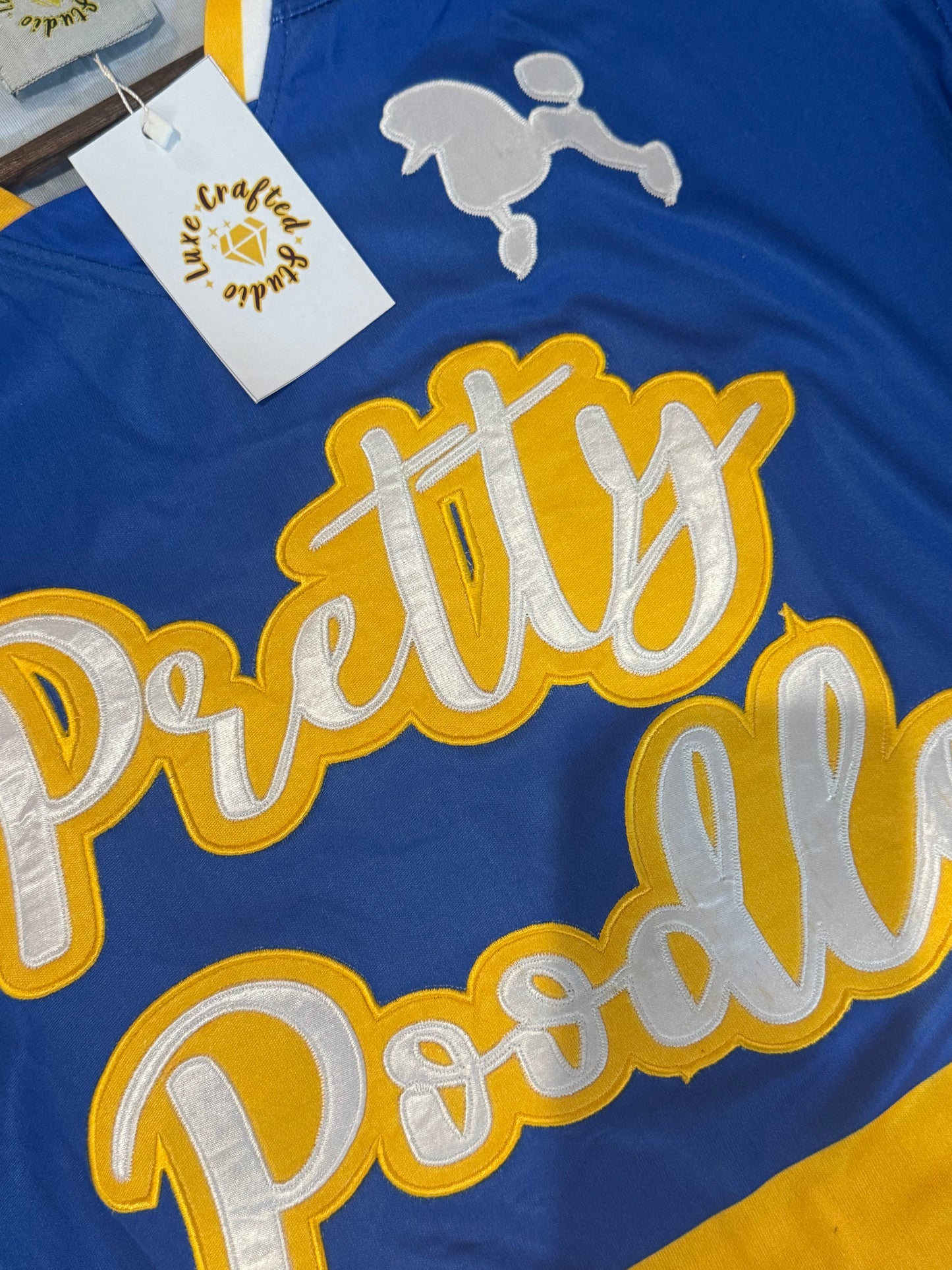 LuxePoodle "Pretty Poodle" Sigma Gamma Rho Hockey Jerseys (Fully Embroidered)