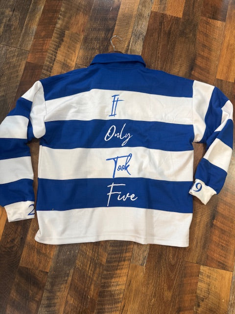 "It Only Took Five" Rugby Polo Sweatshirt
