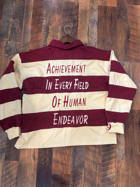 "In Every Field of Human Endeavor" Rugby Polo Sweatshirt