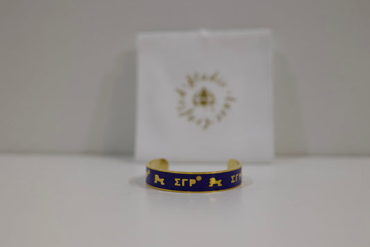 Sigma Gamma Rho Cuff Bracelet