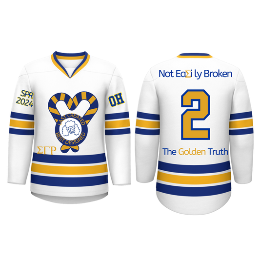 PREORDER- LuxeCrafted Custom "Poodle Cane" Hockey Jersey