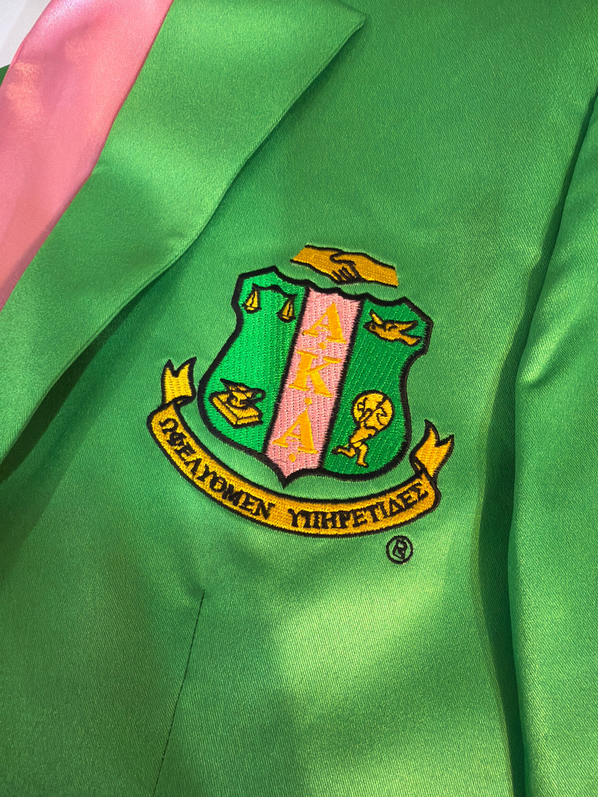 PRE-ORDER   Alpha Kappa Alpha Green "Nova" Blazer -September 15- September 23)