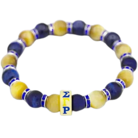 Sigma Gamma Rho Bead Bracelet