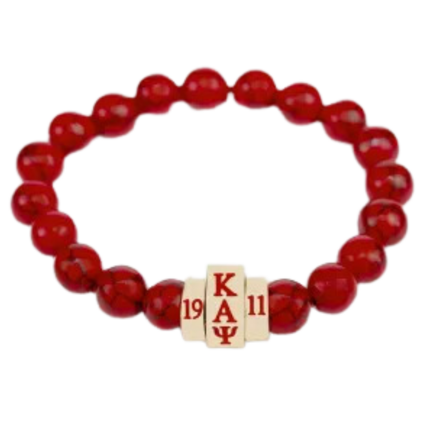 Kappa Natural Stone Bead Bracelet