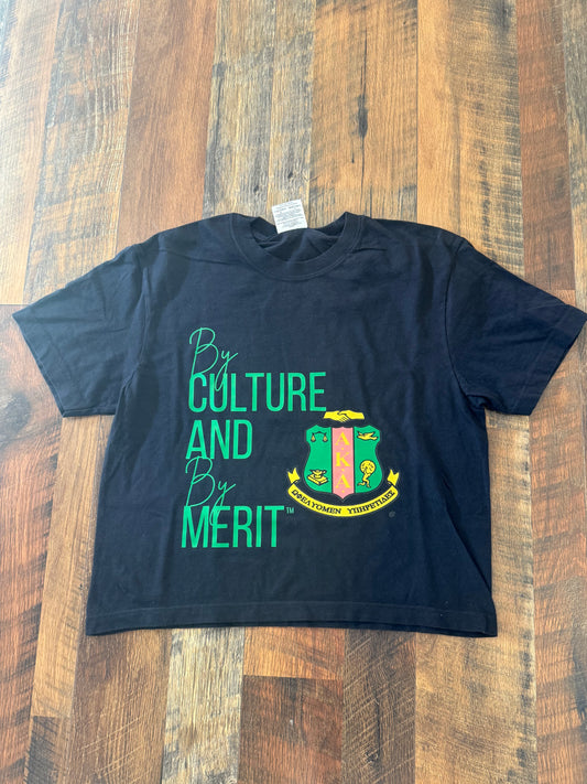 By culture and by merit T-shirt