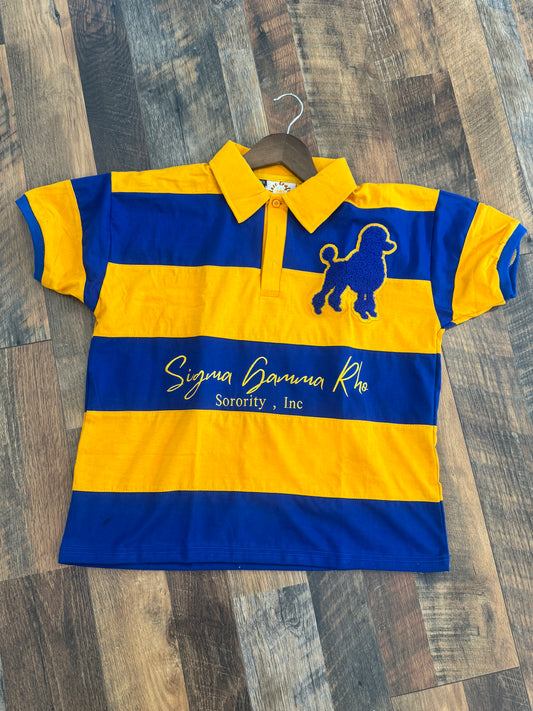 SGRHO Chenille Poodle Rugby Polo