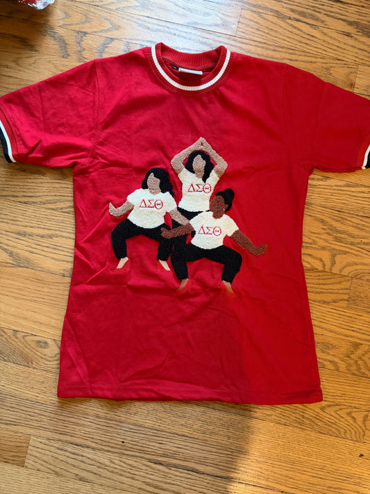 Delta "Trio Stance" Chenille T-Shirt