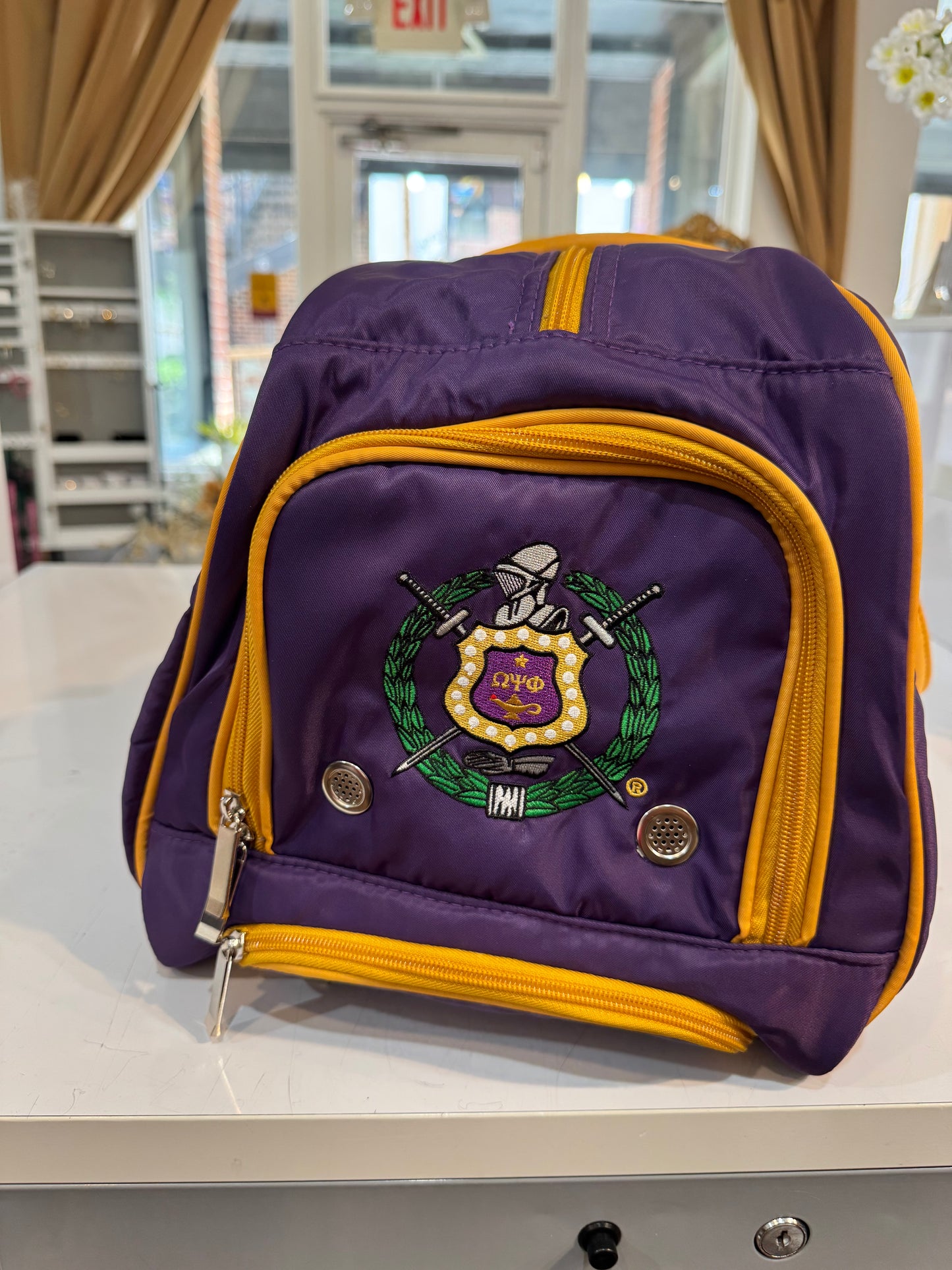 Omega Psi Phi Rolling Trolley Bag