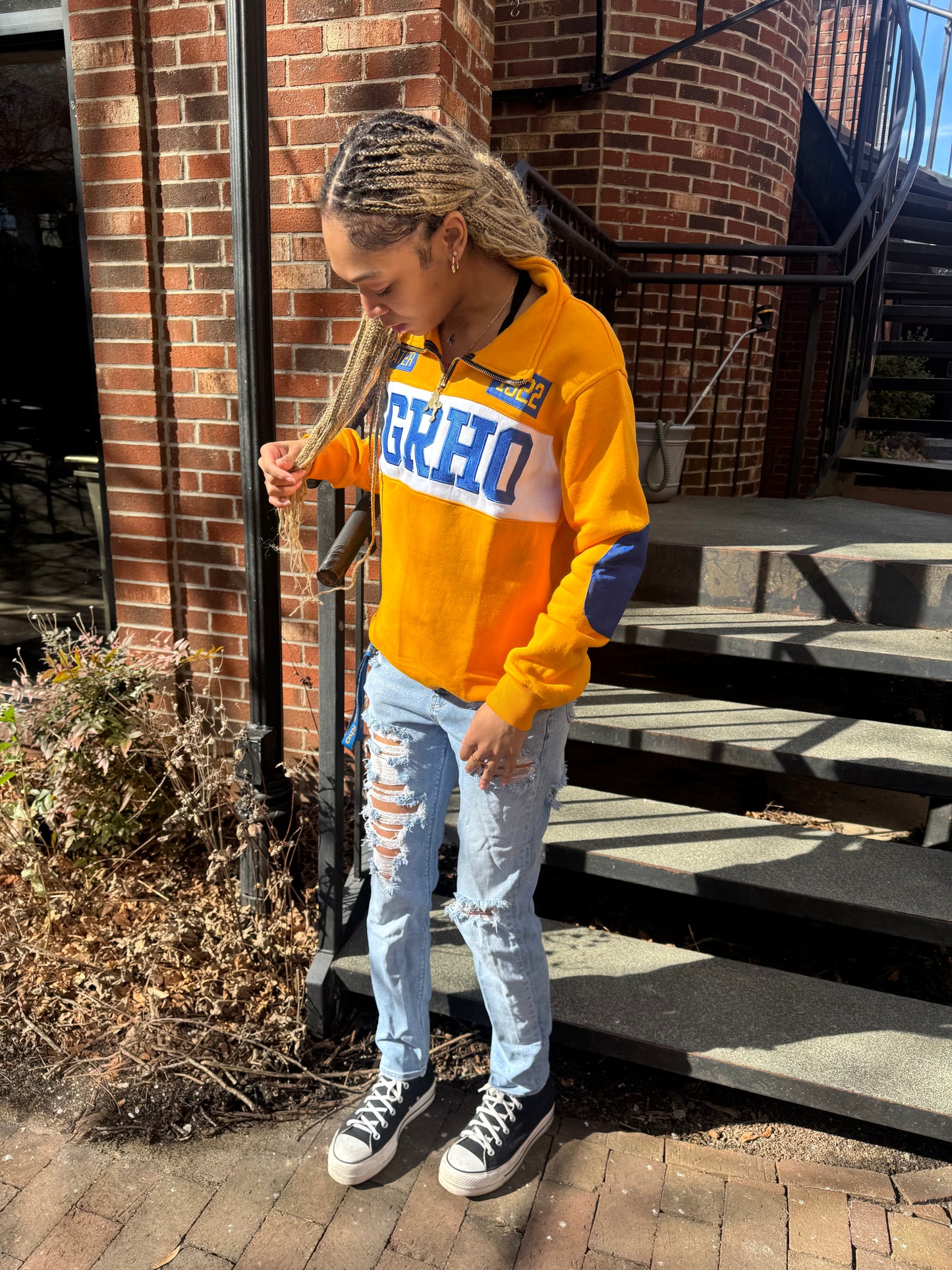 SGRHO Luxe Quarter Zips (Gold)