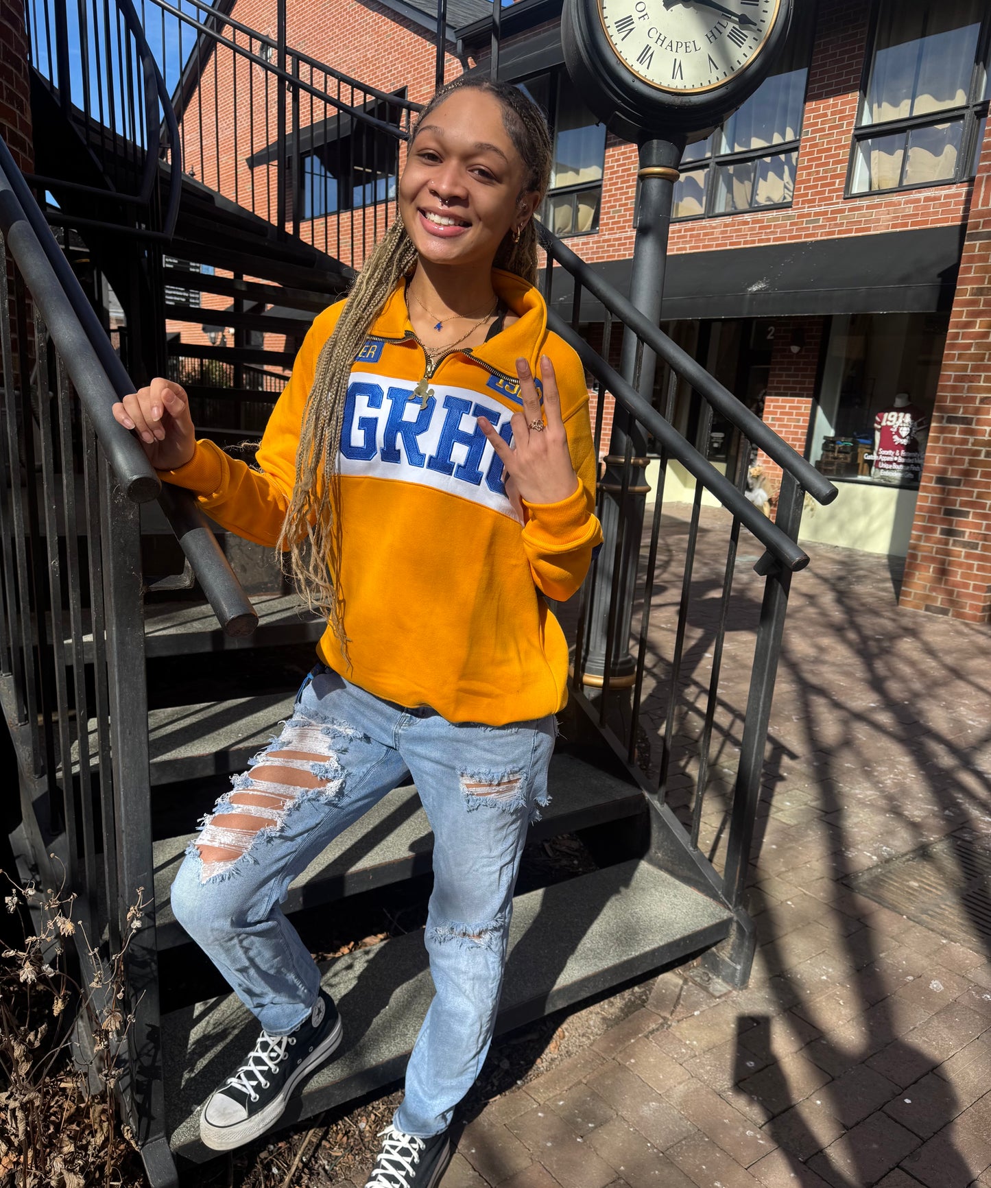 SGRHO Luxe Quarter Zips (Gold)