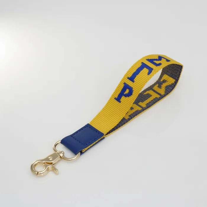 SGRho Embroidered Wristlet