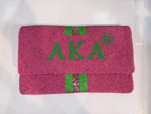Beaded AKA purse