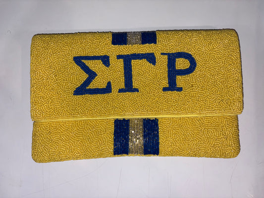 Beaded SGRHO purse