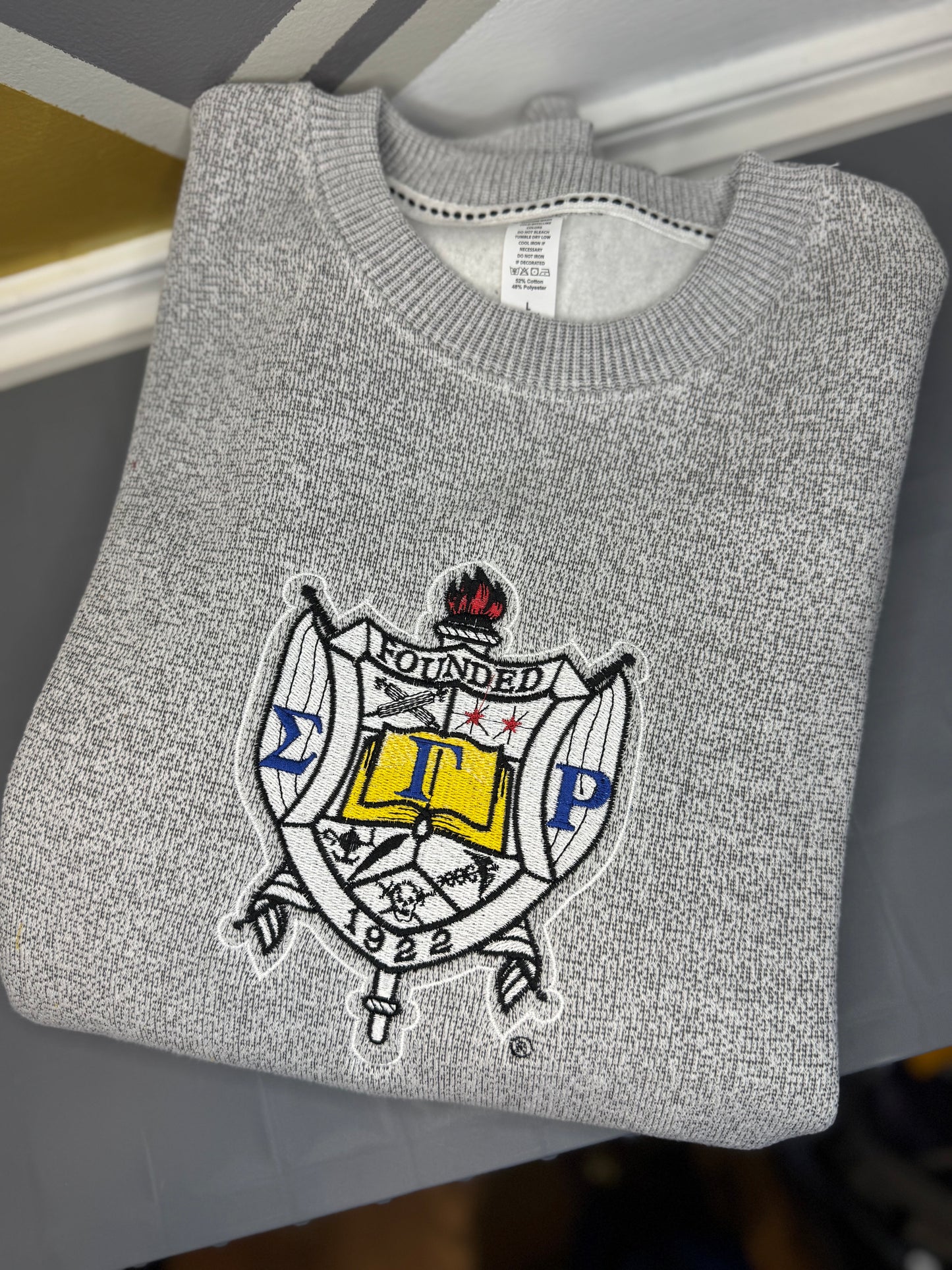 Textured Sigma Gamma Rho Crewneck