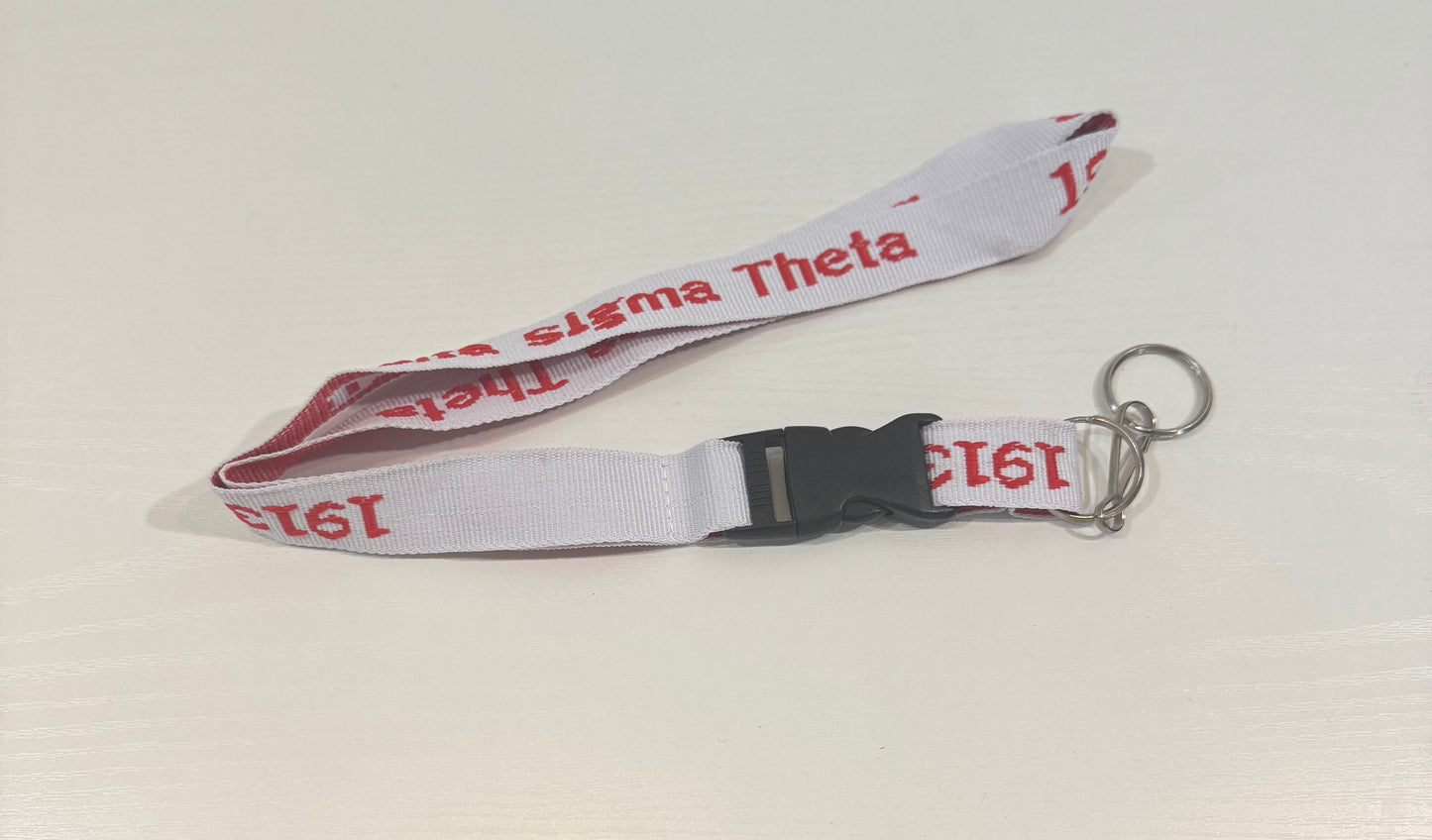 Embroidered Delta Sigma Theta  lanyard