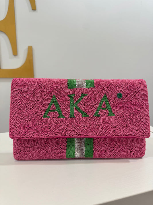 ΑΚΑ® Handbeaded Clutch/Crossbody
