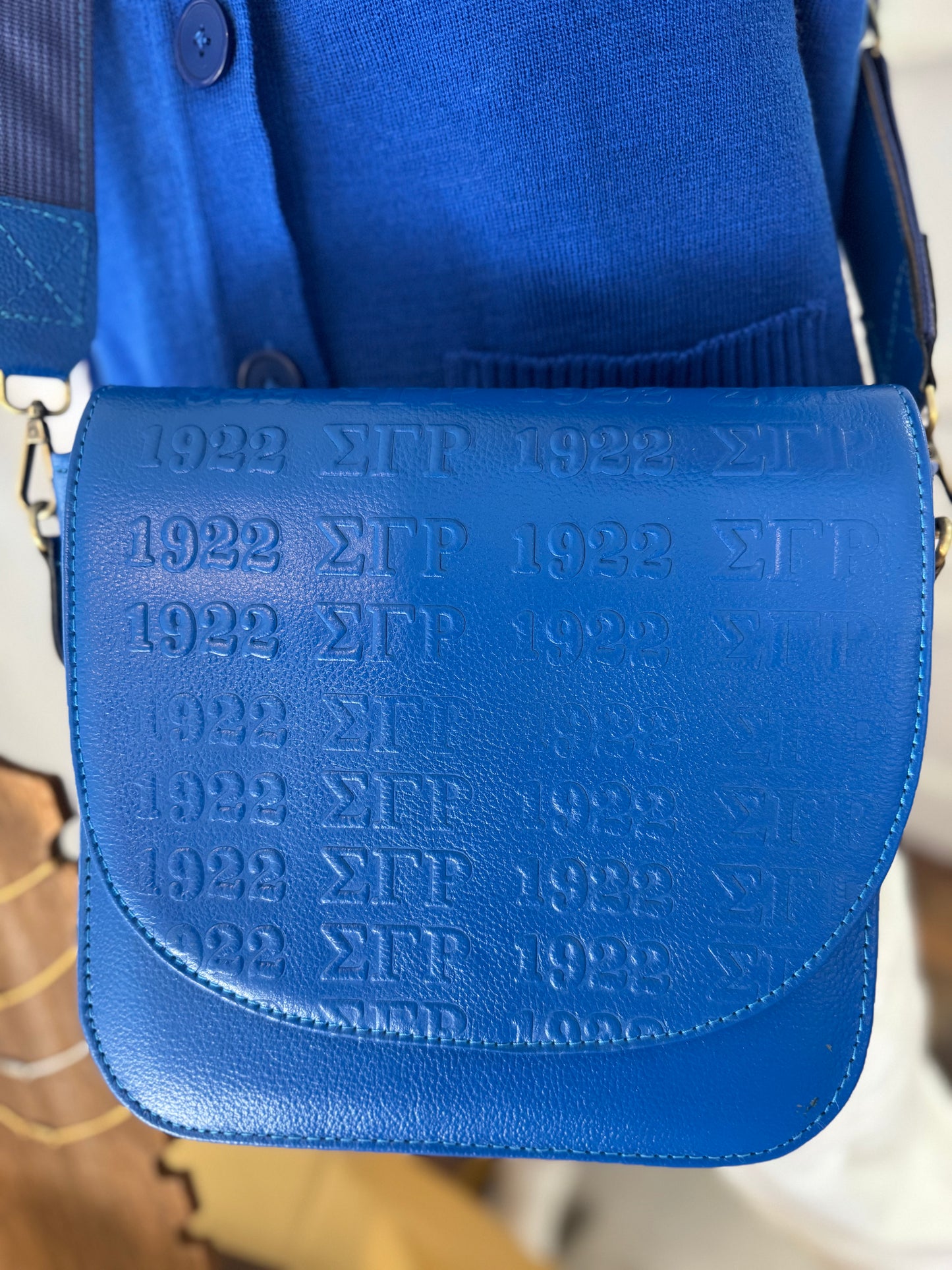 SGRHO Embossed Genuine Purse