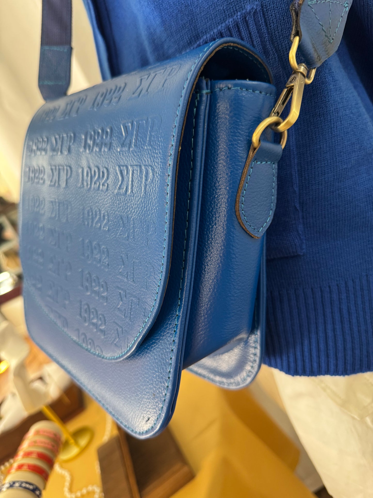 SGRHO Embossed Genuine Purse