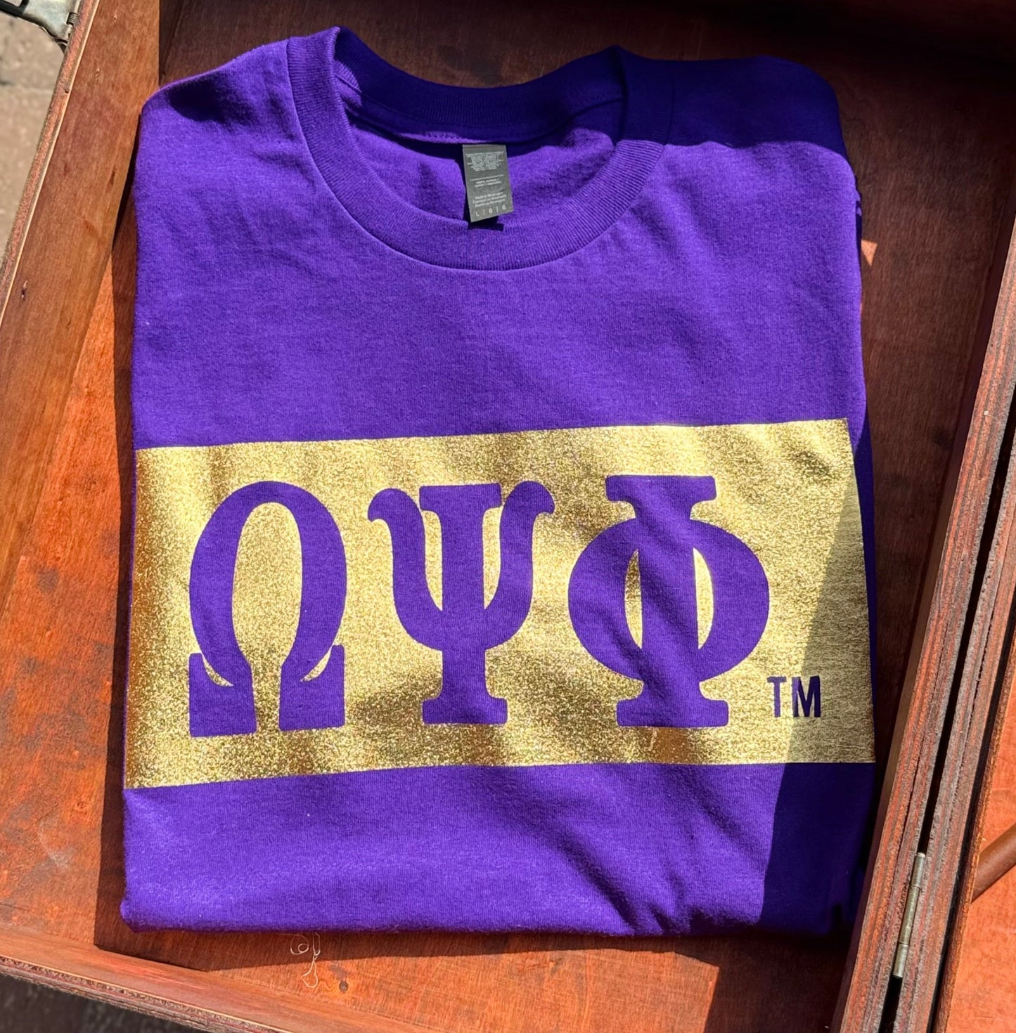 ΩΨΦ Gold Brick Tee