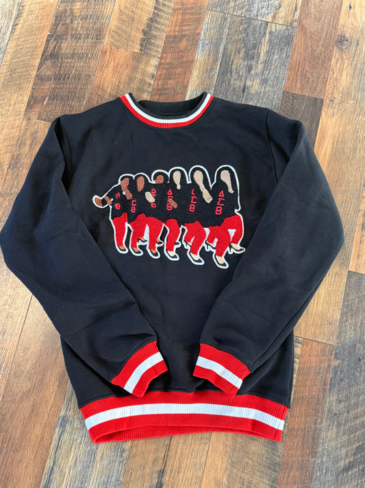 Delta Signature Black Crewneck