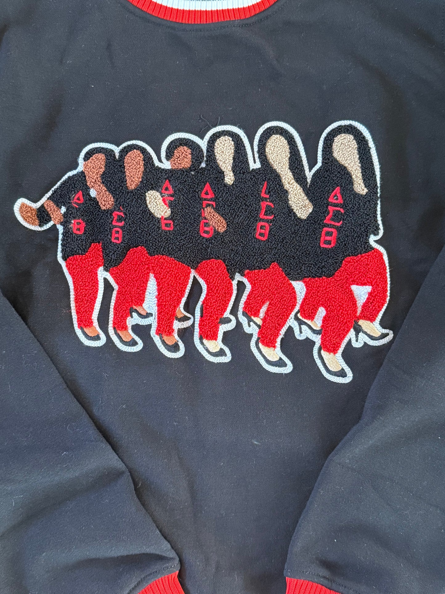 Delta Signature Black Crewneck