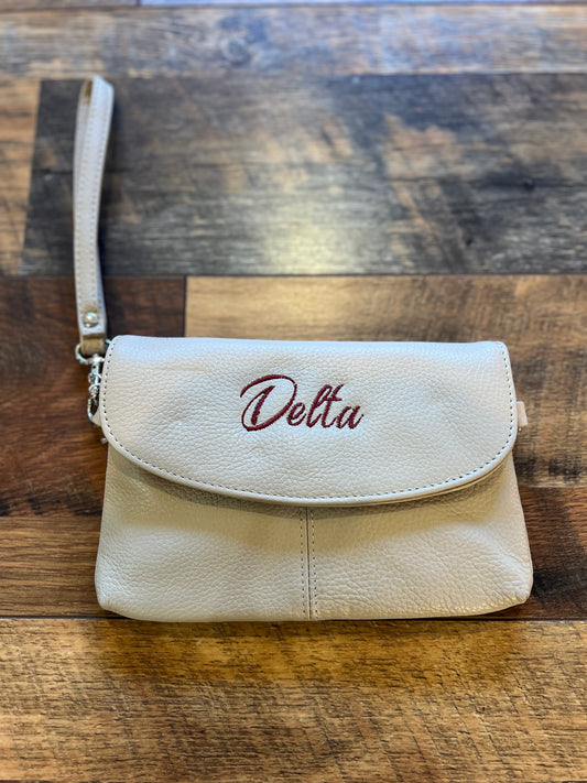 Cream Delta wallet