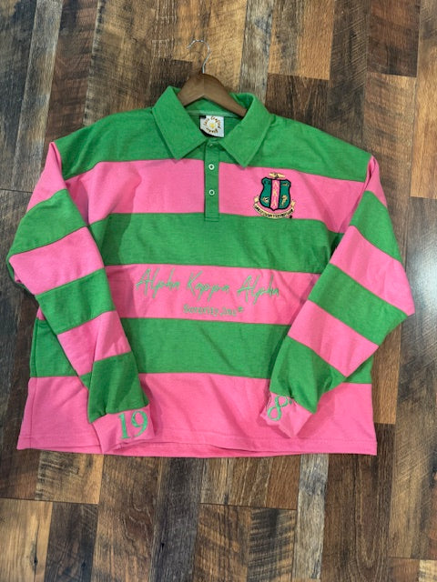 "By Culture and By Merit" Rugby Polo Sweatshirt