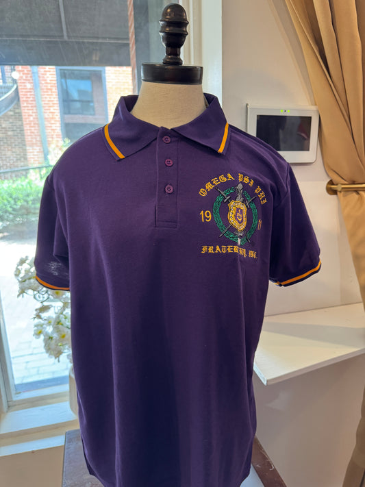 Luxe Exclusive Omega Psi Phi Polo