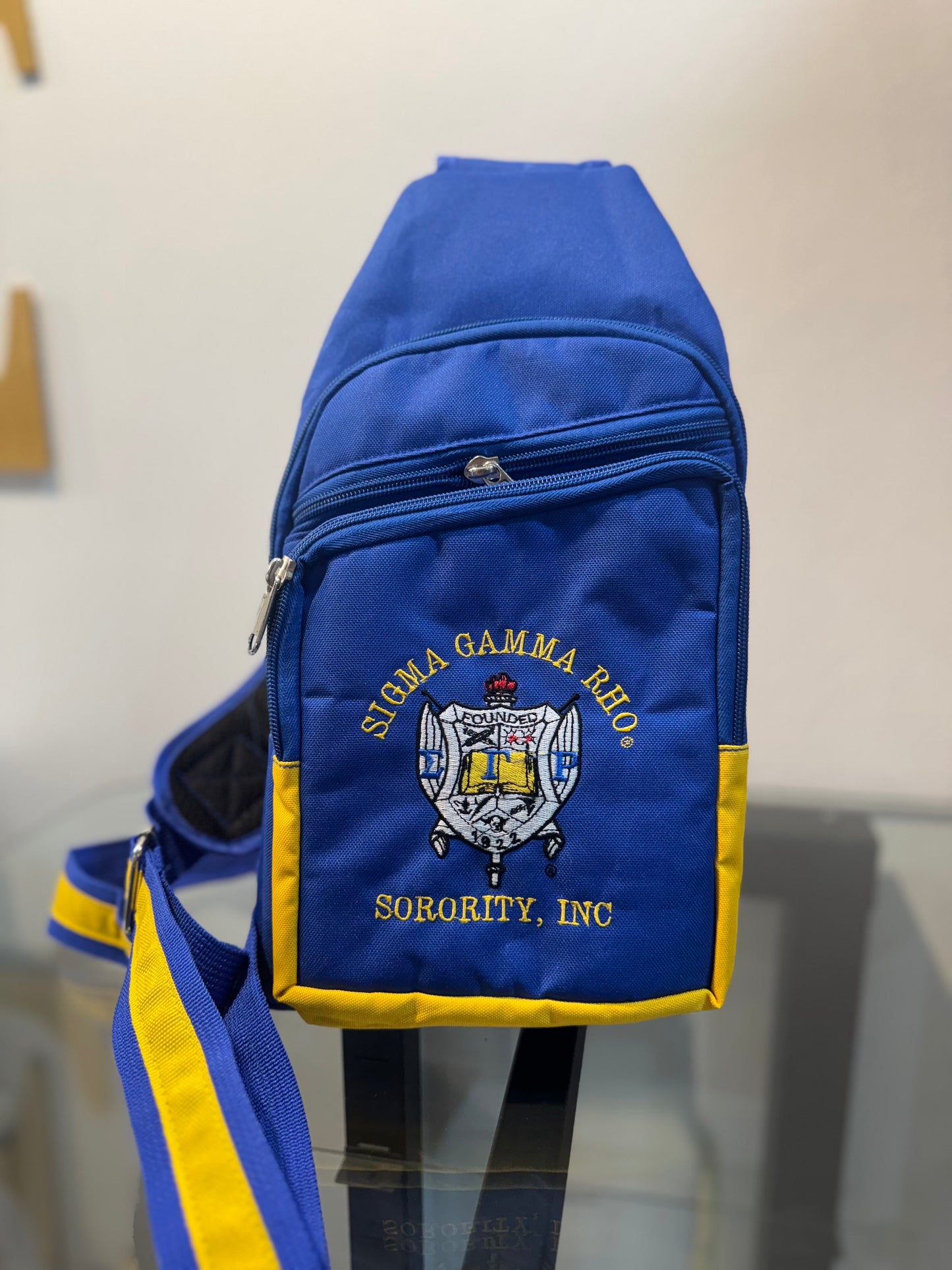 Sigma Gamma Rho Canvas Sling Bag