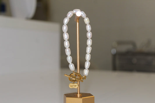 Sigma Gamma Rho Pearl Bracelet