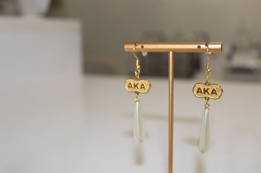 AKA® Pearl Drop Earring