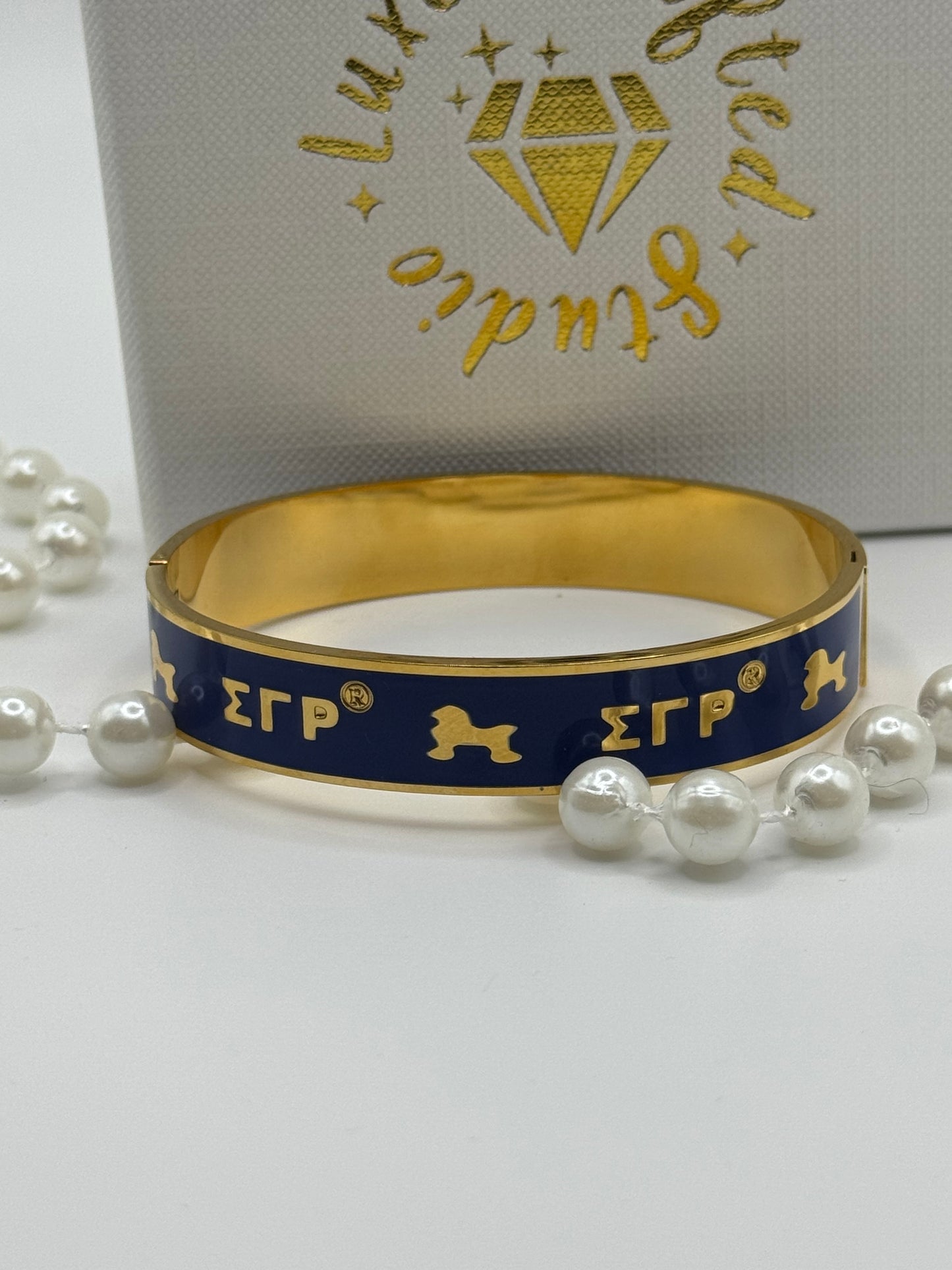 Sigma Gamma Rho Cuff Bracelet