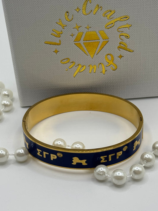 Sigma Gamma Rho Cuff Bracelet