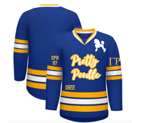 "Pretty Poodle " Hockey Jersey