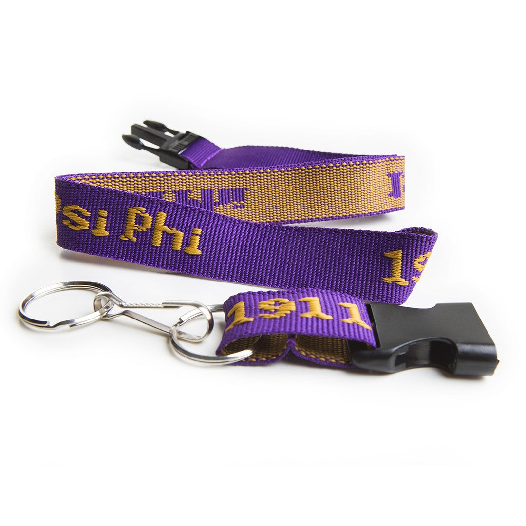 Omega Psi Phi Embroidered Lanyard