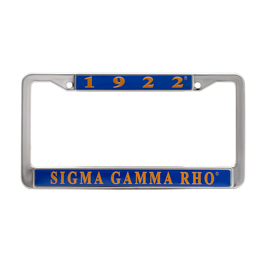 Sigma Gamm Rho License Plate Frame