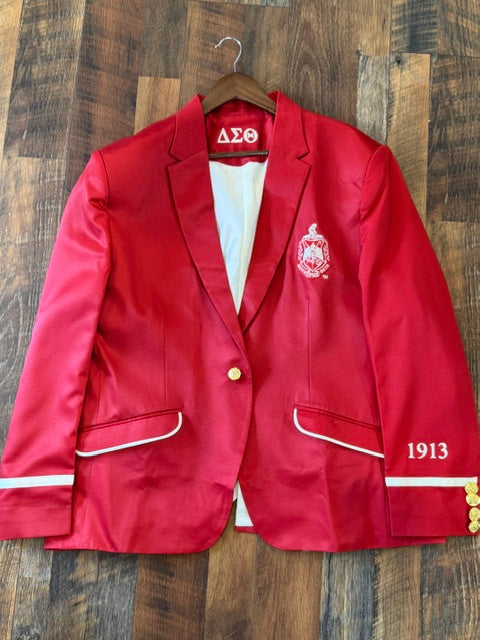 PRE-ORDER   Delta Sigma Theta Crimson "Nova" Blazer - (Sept 15- Sept 23)