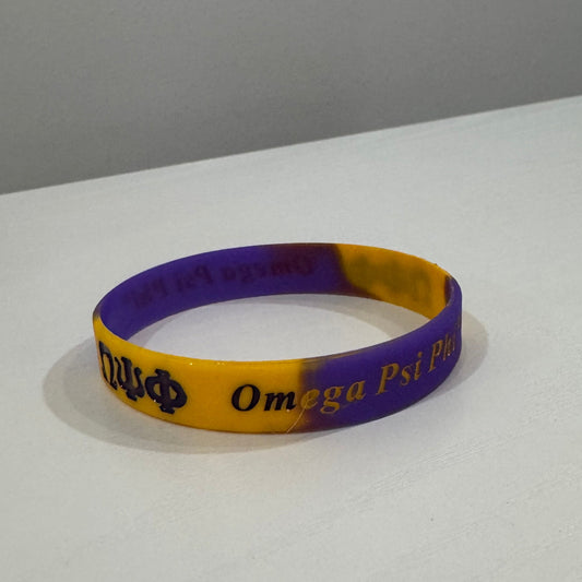 ΩΨΦ Silicone Bracelet