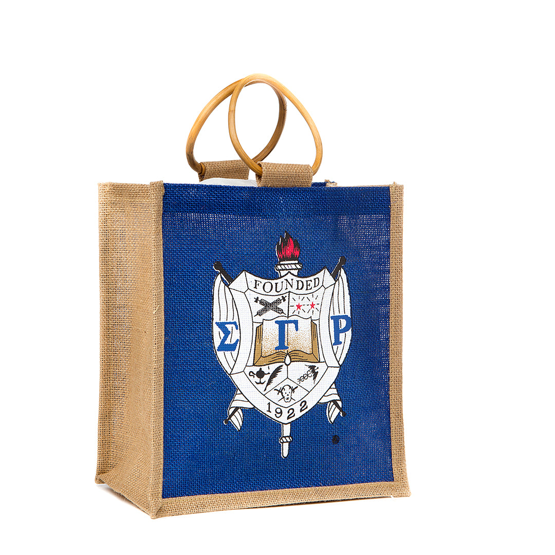 Mini Shield Jute Bag