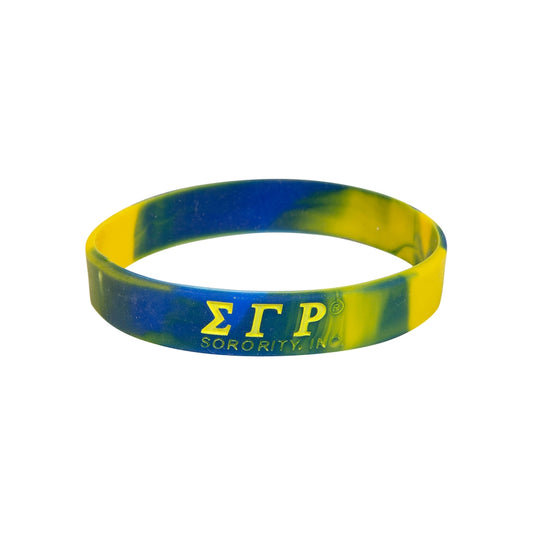 Sigma Gamma Rho Tie Dyed Wristband